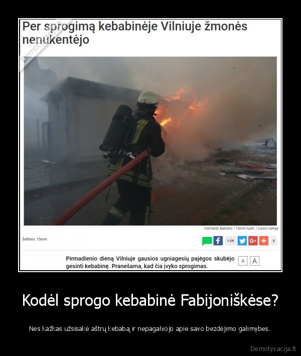 kebabine,fabijoniskes,bezdalai,sprogimas