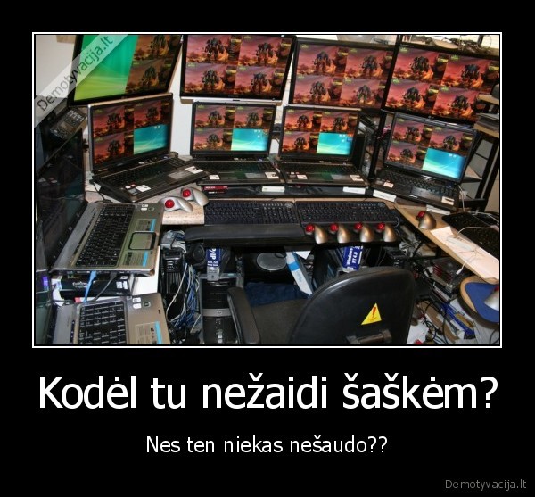 Kodėl tu nežaidi šaškėm?