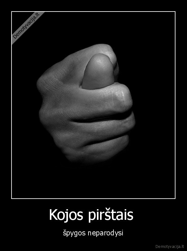 Kojos pirštais 