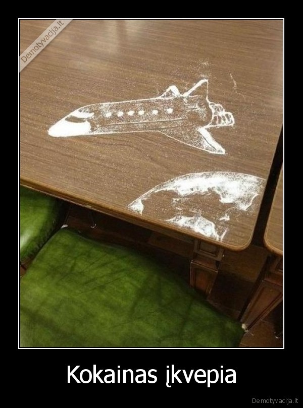Kokainas įkvepia