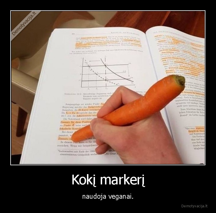 veganai,morka,markeris