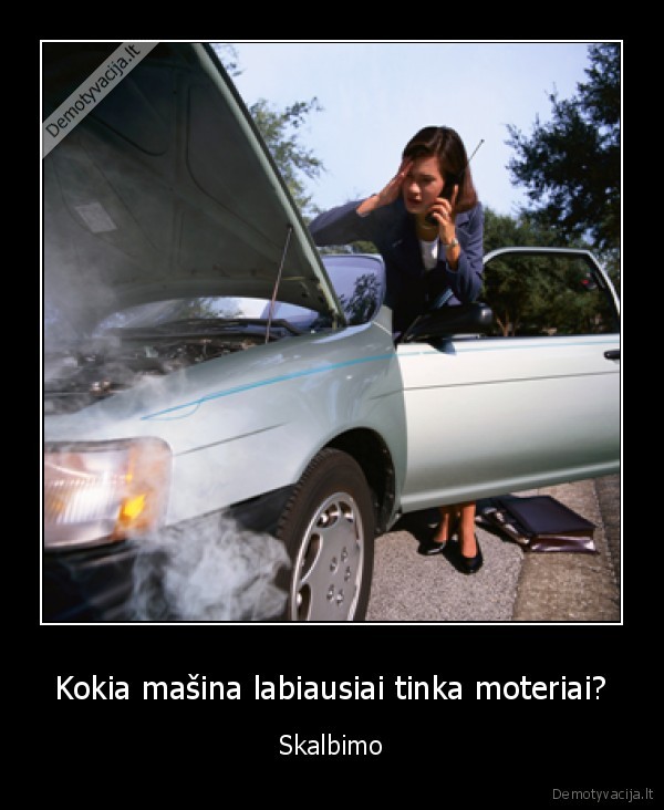 Kokia mašina labiausiai tinka moteriai?