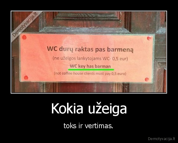 uzeiga,tualetas,vertimas,engrish