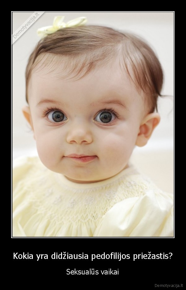 Kokia yra didžiausia pedofilijos priežastis?