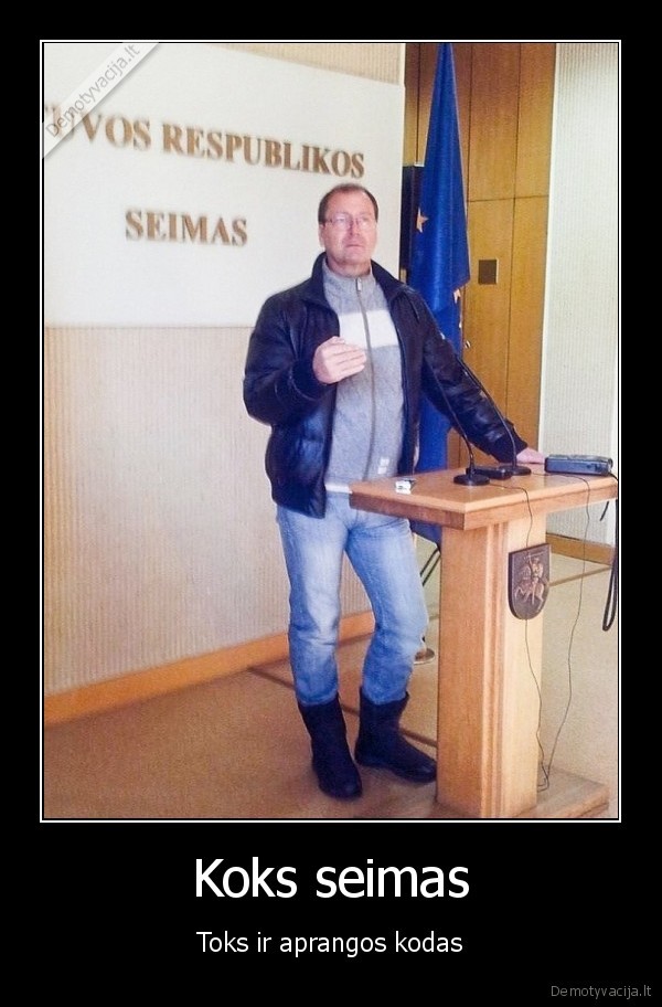 aprangos, kodas,viktoras, uspaskichas,lietuvos, seimas