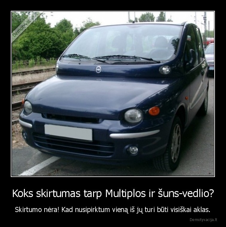 fiat, multipla,aklumas,baisi, masina