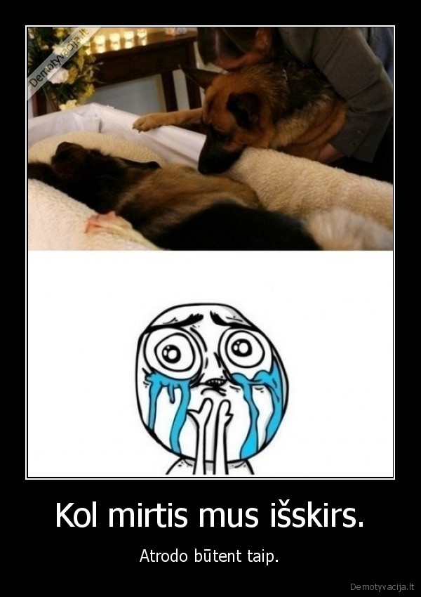 Kol mirtis mus išskirs.