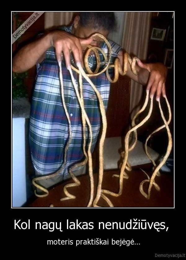 Kol nagų lakas nenudžiūvęs, 