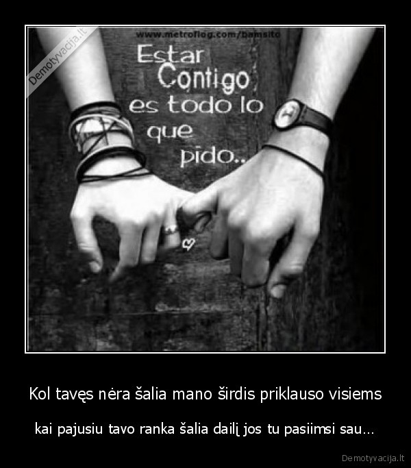 Kol tavęs nėra šalia mano širdis priklauso visiems