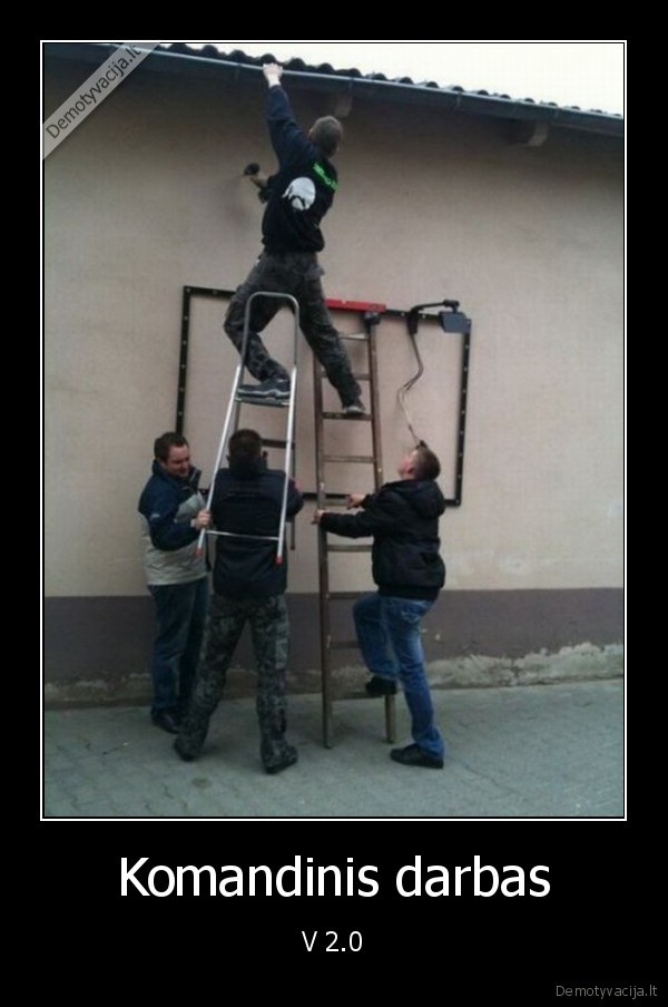 komandos,darbas