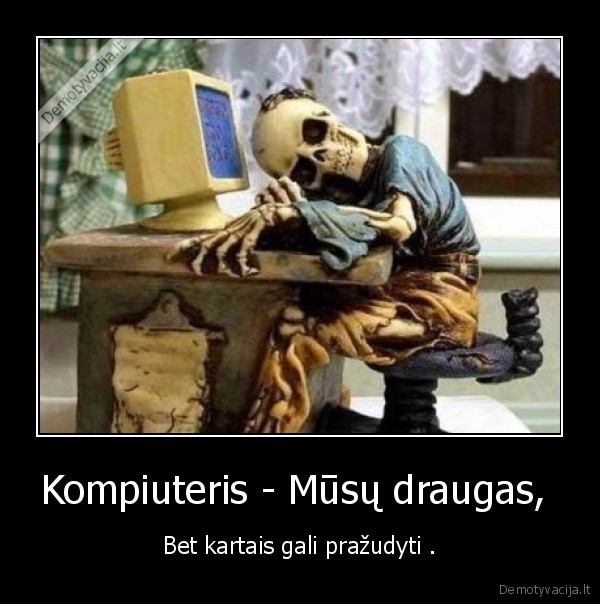 kompiuteris,mirtis