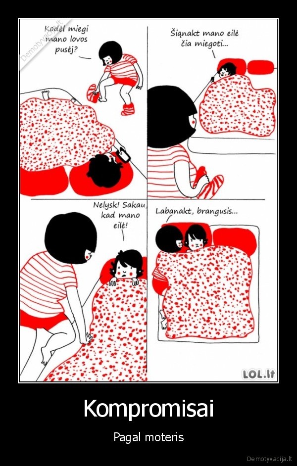 moteriska, logika,moteriski, kompromisai