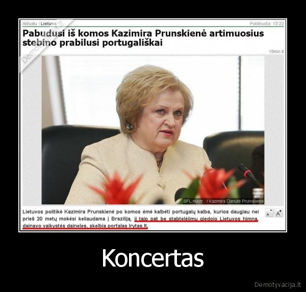 koncertas,prunskiene