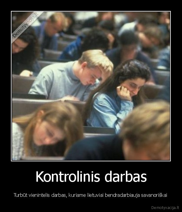Kontrolinis darbas