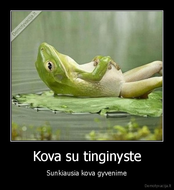 tingejimas,kova,sunkiausia,varle,kva, kva, kva