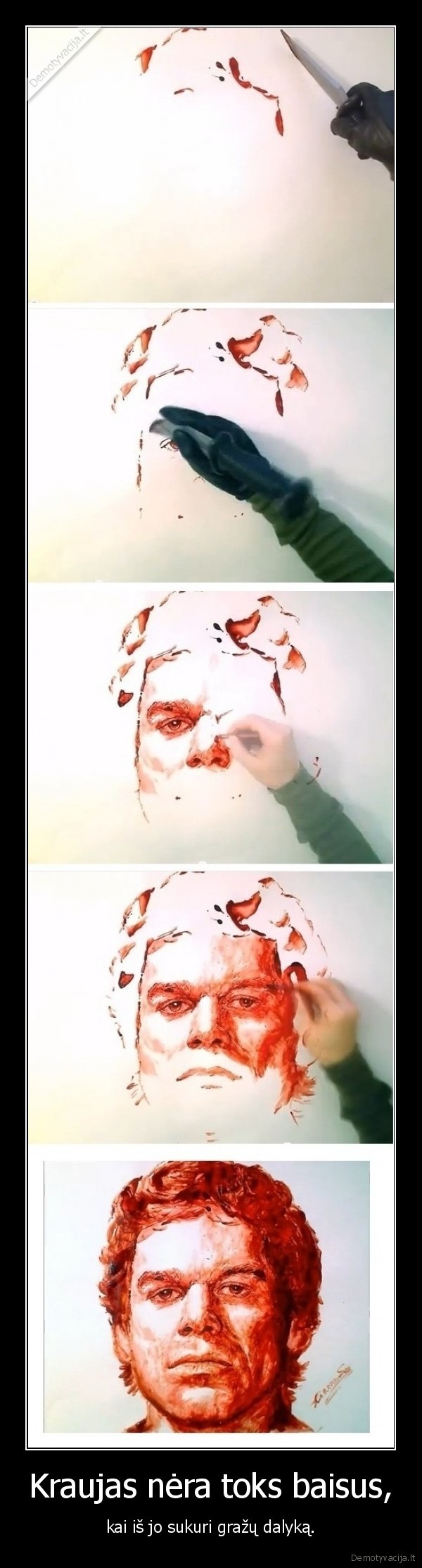 Kraujas nėra toks baisus,