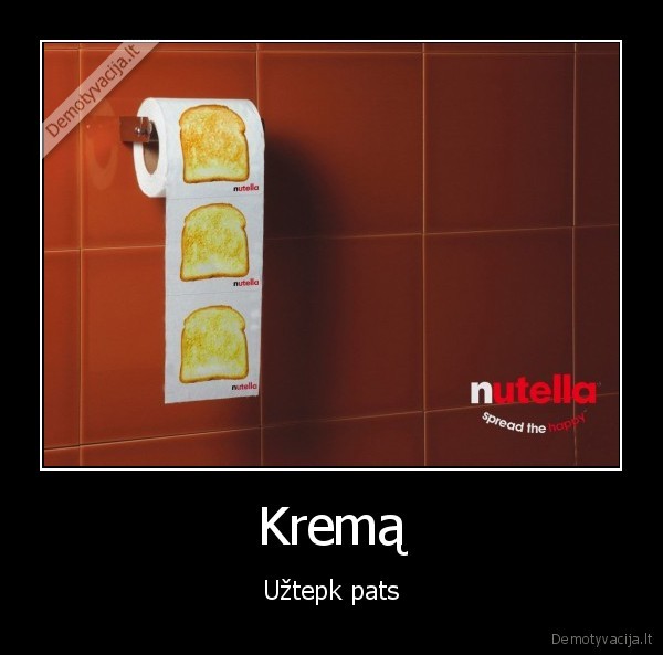 nutella,tualetinis, popierius