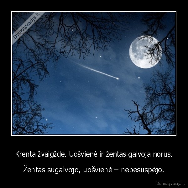 zento, noras,krentanti, zvaigzde,noro, issipildymas