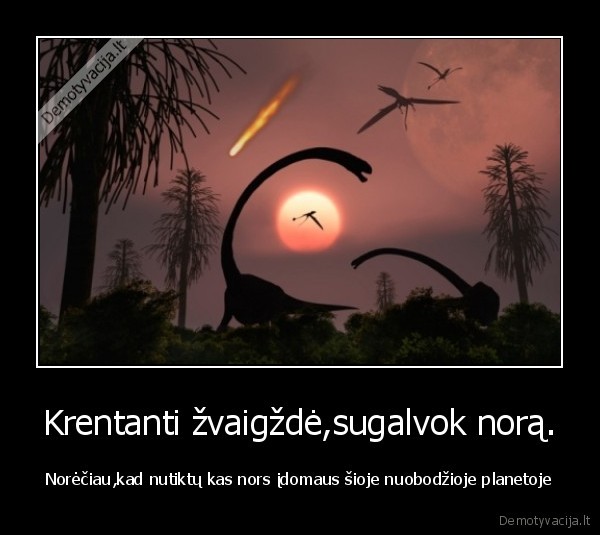 dinozaurai,meteoritas