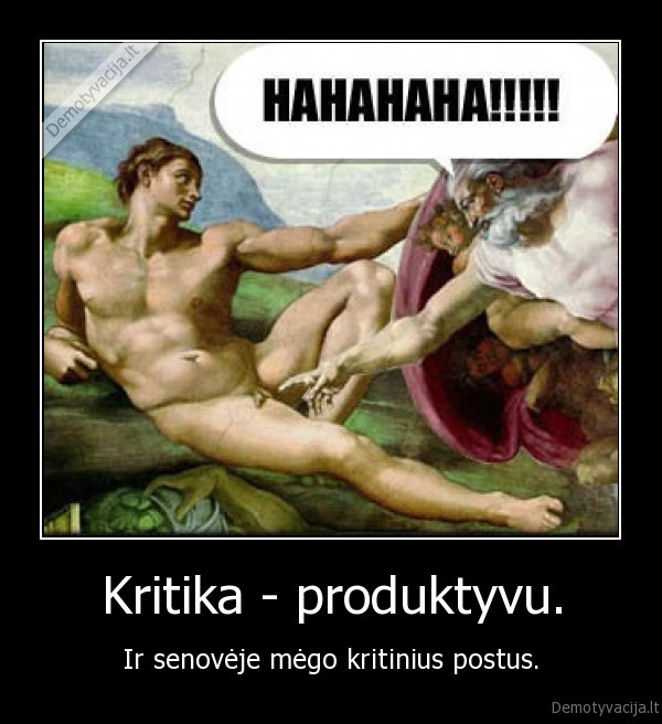 senove,menas,kritika