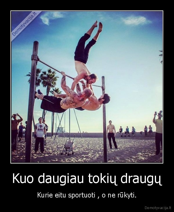 Kuo daugiau tokių draugų