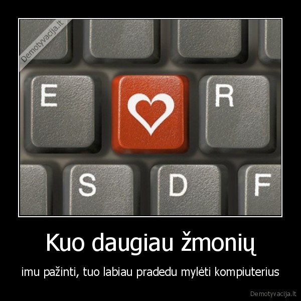 Kuo daugiau žmonių