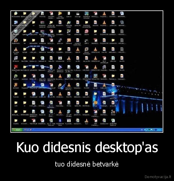 Kuo didesnis desktop'as