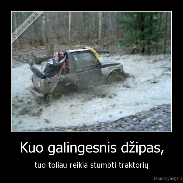 Kuo galingesnis džipas,