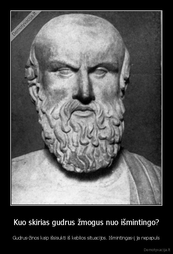 gudrus, ismintingas, zmogus