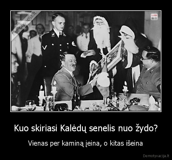 Kuo skiriasi Kalėdų senelis nuo žydo?