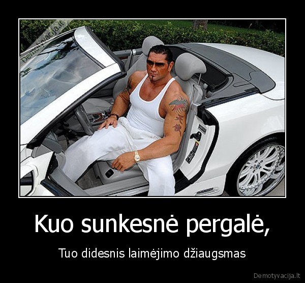 Kuo sunkesnė pergalė,