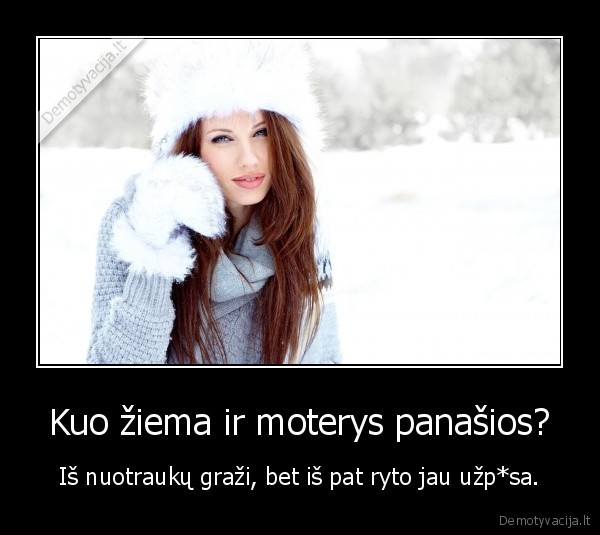 ziema,moterys,nuotrauka,uzpisa