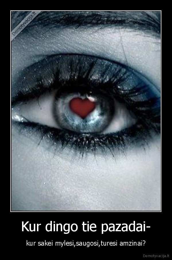 Kur dingo tie pazadai-