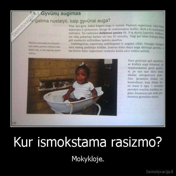 rasizmas,gyvunai,nesamone,failas