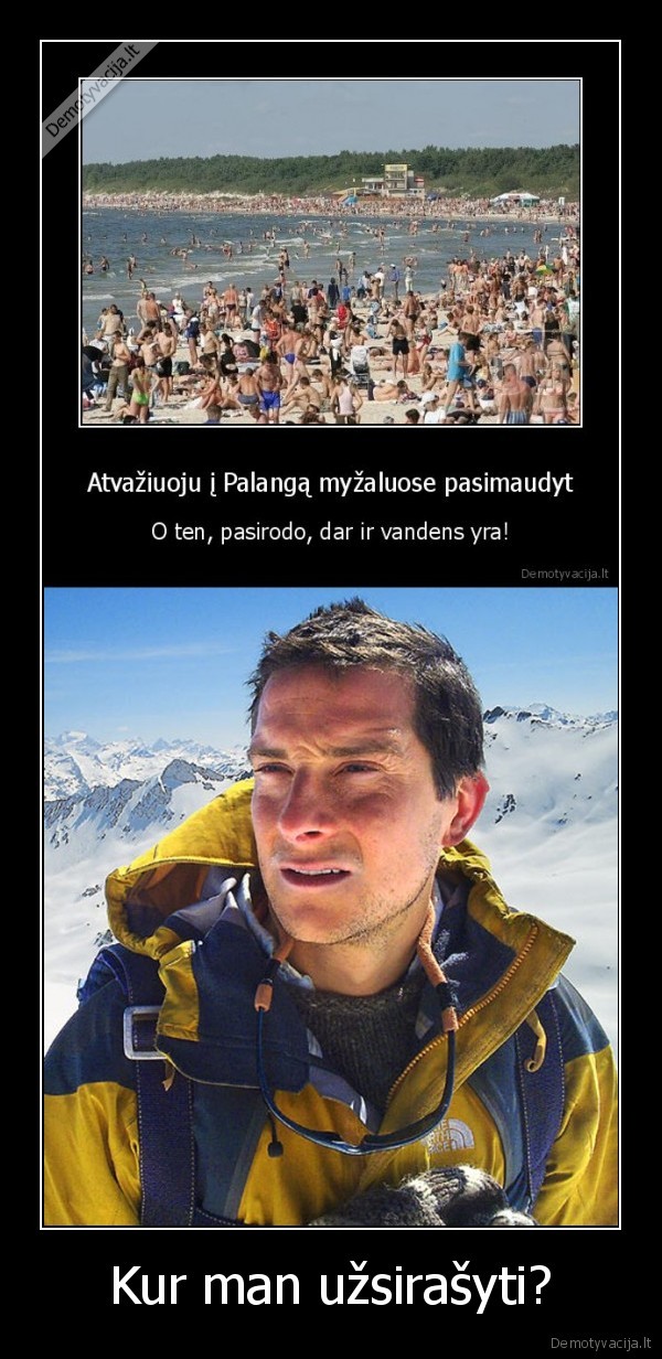 Kur man užsirašyti?