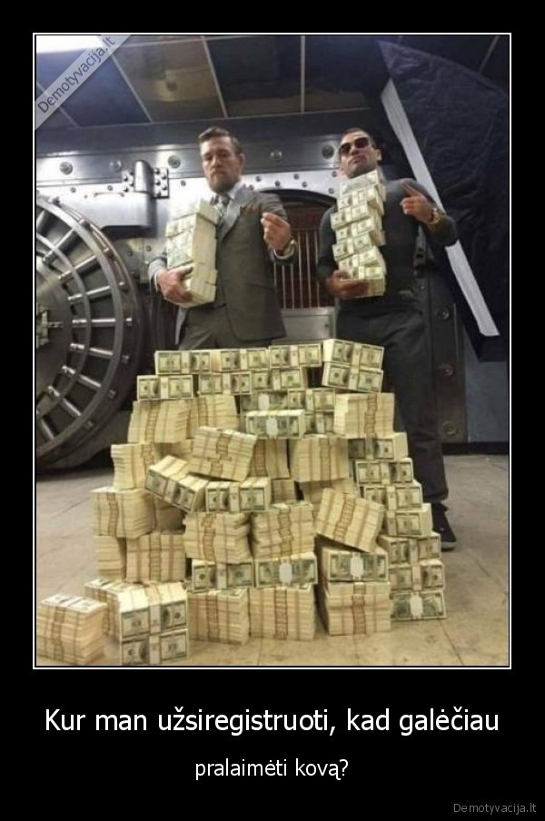 kova,mcgregor,pinigai