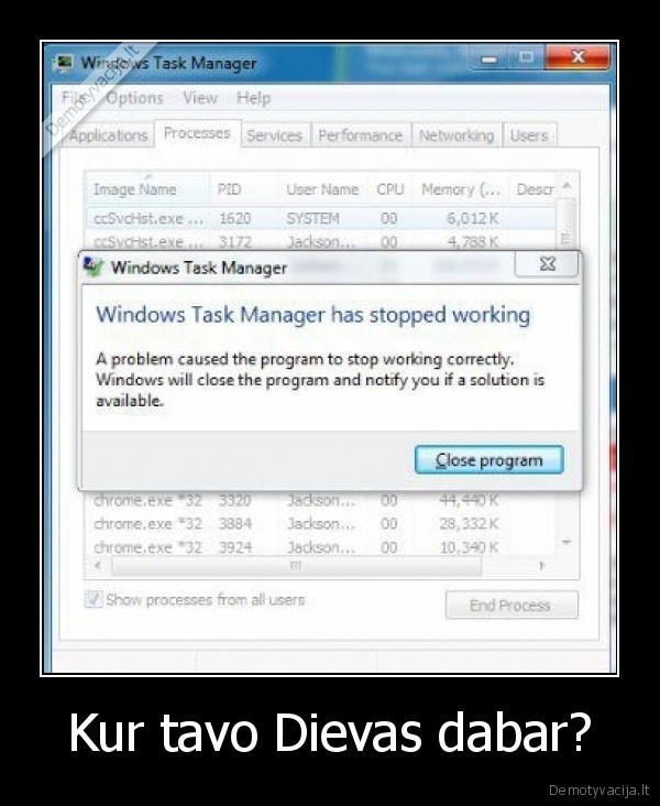 Kur tavo Dievas dabar?