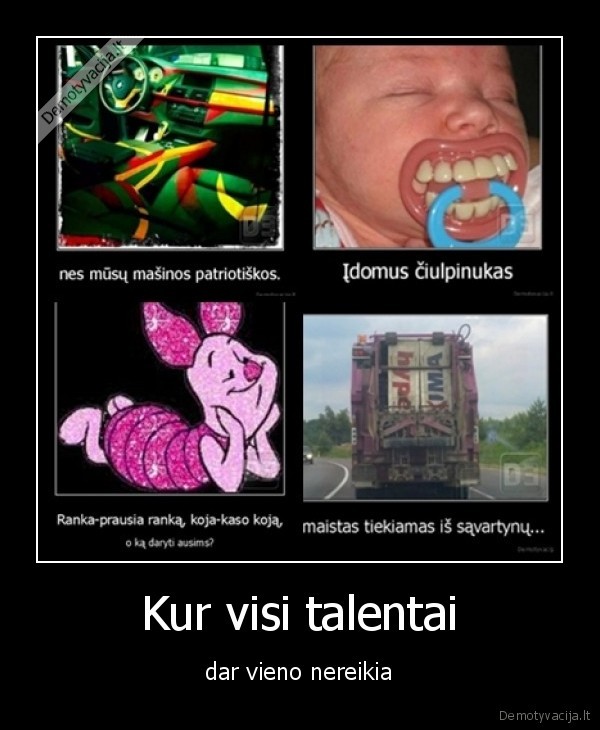 nulis, demotivacijos