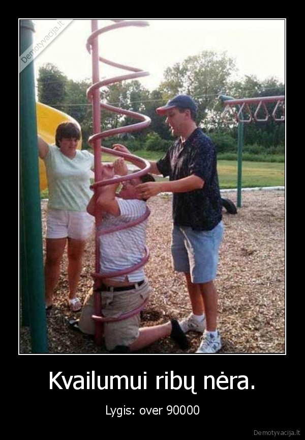 Kvailumui ribų nėra.