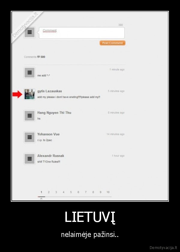 lietuvis, nelaime, pazinsi