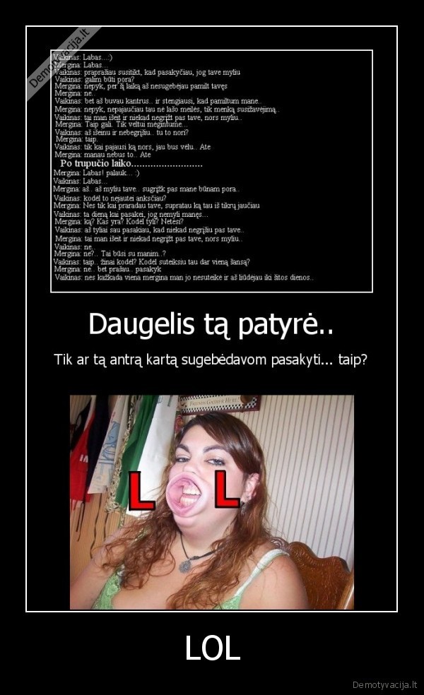 daugelis, ta, patyre, tik, ar, ta, antra, karta, sugebedavom, pasakyti, taip