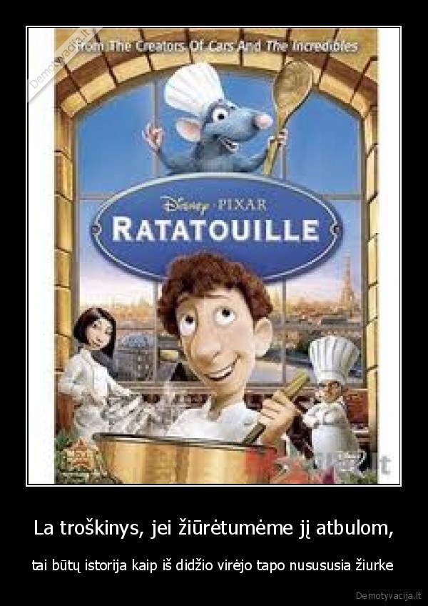 La troškinys, jei žiūrėtumėme jį atbulom,