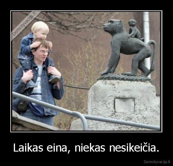 Laikas eina, niekas nesikeičia.