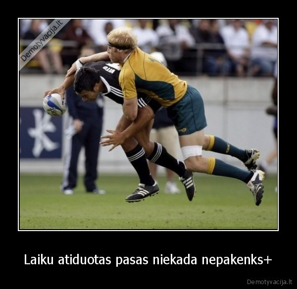 Laiku atiduotas pasas niekada nepakenks+