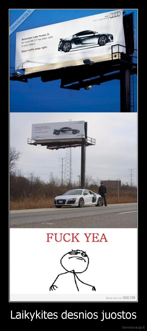 Laikykites desnios juostos