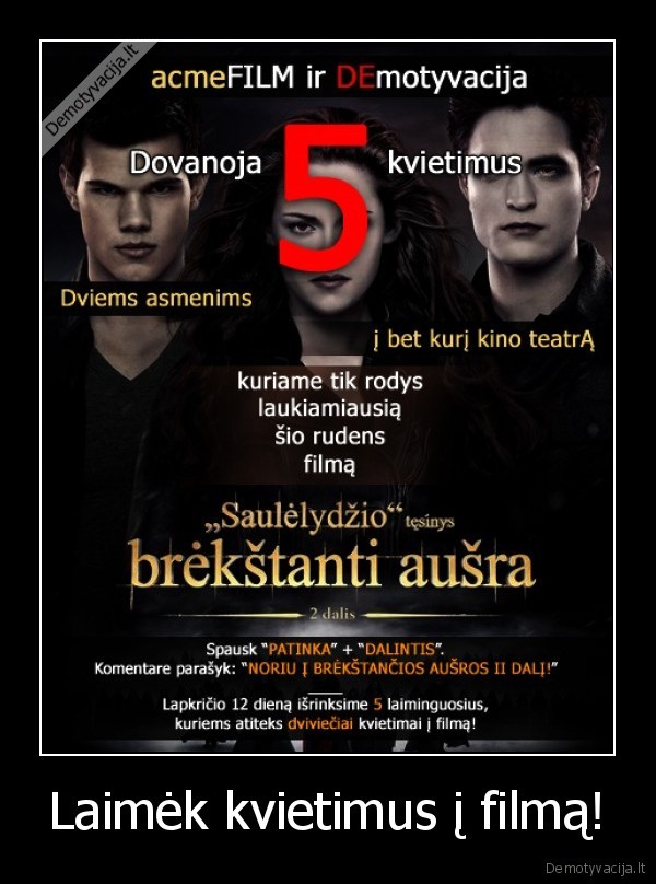 Laimėk kvietimus į filmą!