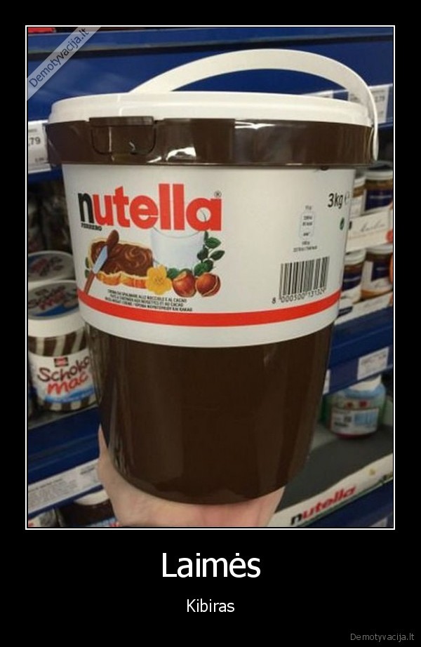 nutella, kibiras,kremas