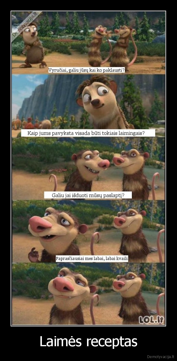 laime,laimingi,receptas