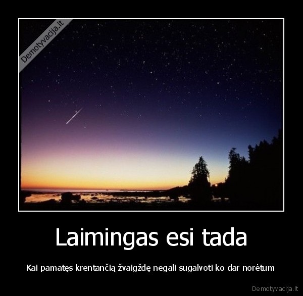 laimingas, zmogus,noro, galvojimas,krentanti, zvaigzde