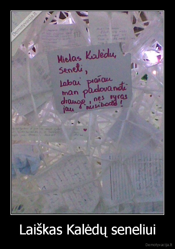 Laiškas Kalėdų seneliui